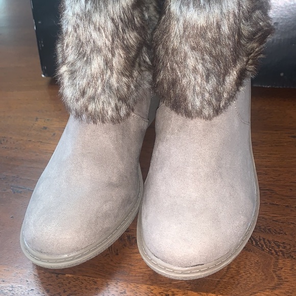 A.n.a Maddy Taupe boots shoes new size 9 cute - Picture 8 of 16